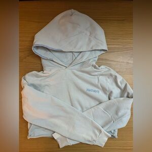Madhappy Cropped Hoodie, Light Blue, XS